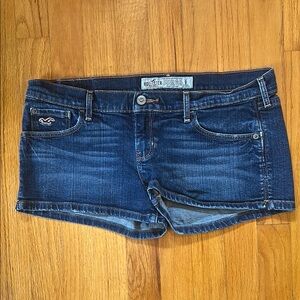 Hollister Dark Blue Jean Shorts